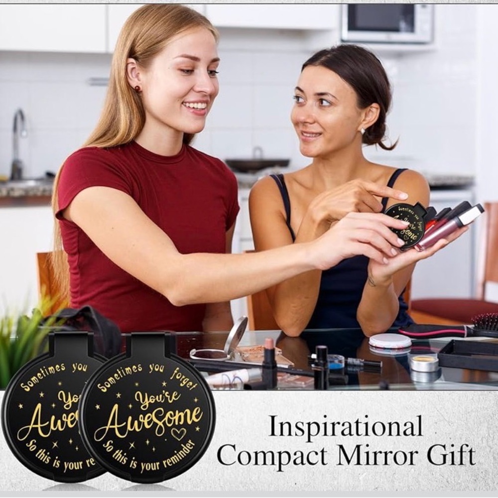 RESERVED 💜Sellers Gifts -15 PACK You’re Awesome”Compact Mirrors - Picture 3 of 7